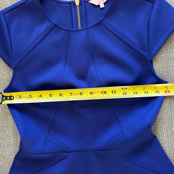 Ted Baker London Fit & Flare Scuba Dress – Royal Blue – Size 2 (US 6) - Picture 8 of 16
